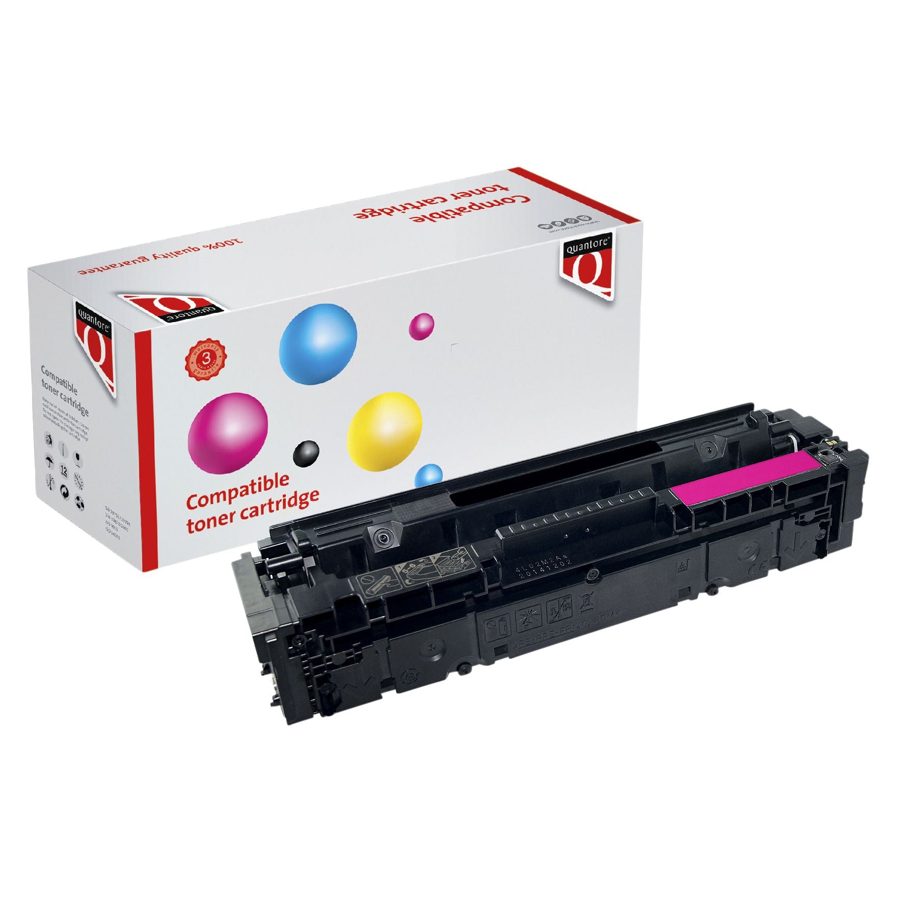Quantore - Alternative à la cartouche de toner pour CF543A 203A rouge