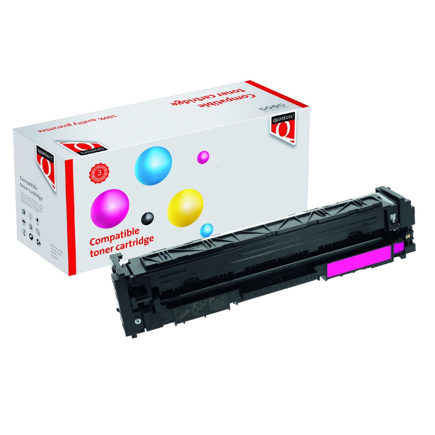 Quantore - Alternative à la cartouche de toner pour CF533A 205A rouge