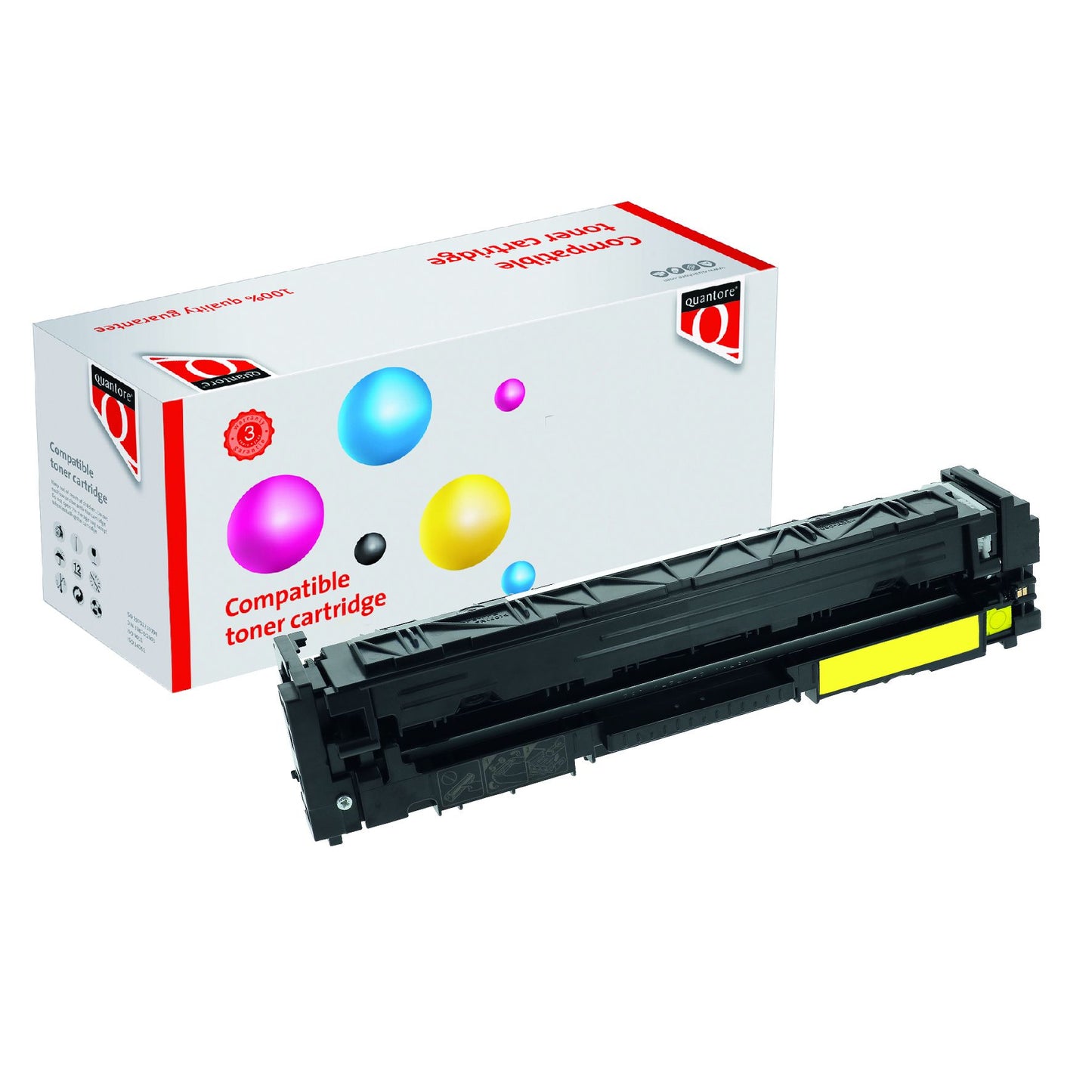 Quantore - Alternative à la cartouche de toner pour CF532A 205A jaune