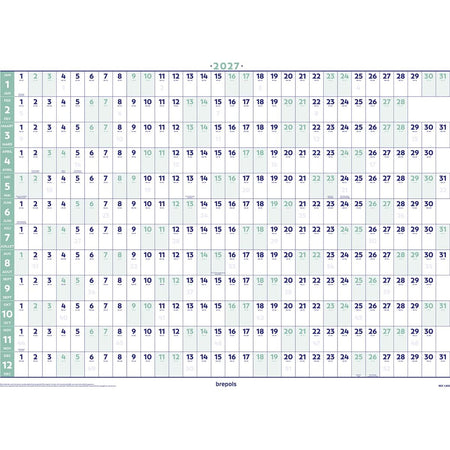 Brepols -   jaarplanner 2027, ft 59 x 82 cm