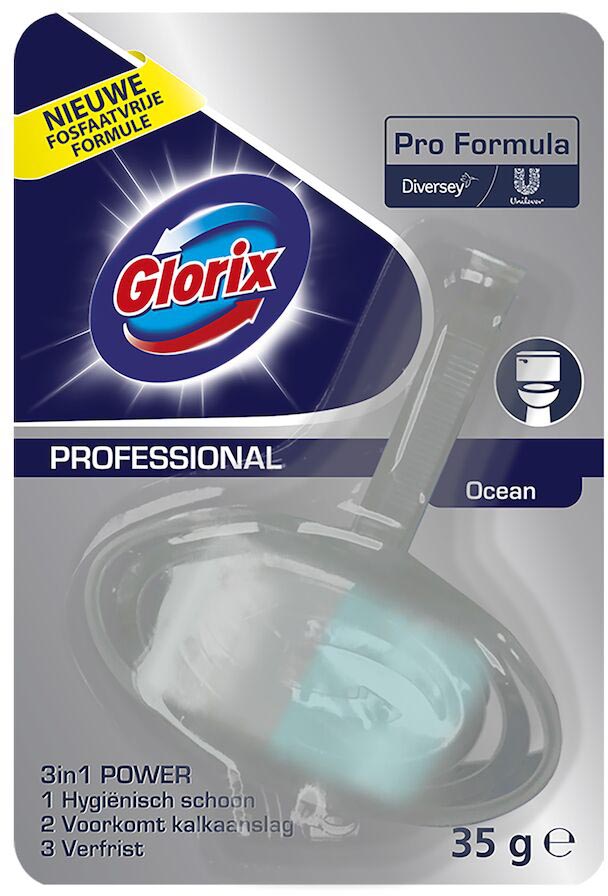 Glorix - Bloc WC Ocean Fresh avec support