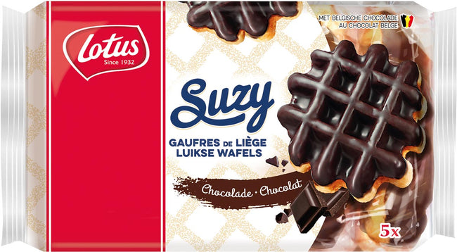 Lotus - Lotus Suzy Lüttich Waffel mit Schokolade, 57,6 g, Packung à 5 Stück