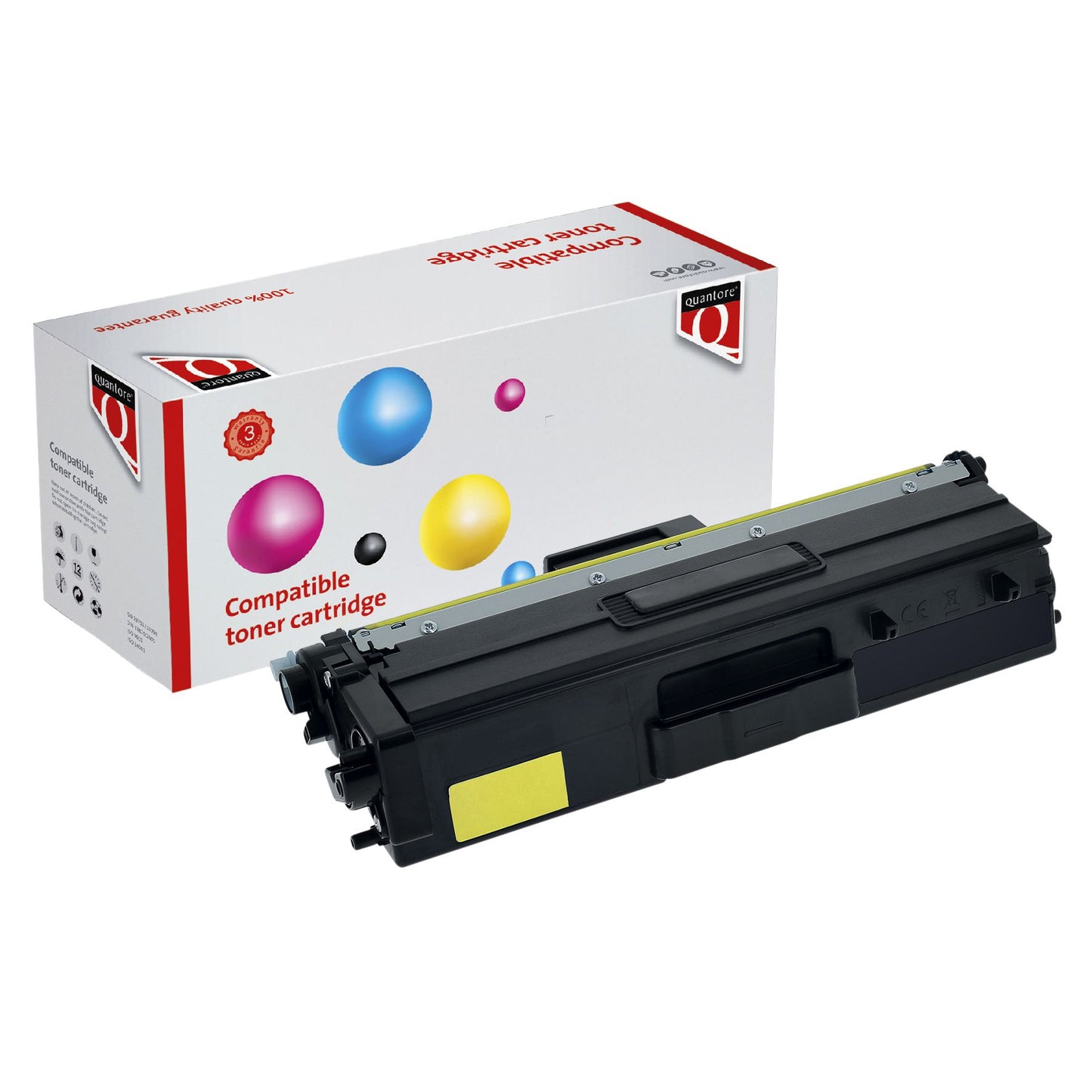 Quantore - Alternative au toner pour TN-421Y jaune