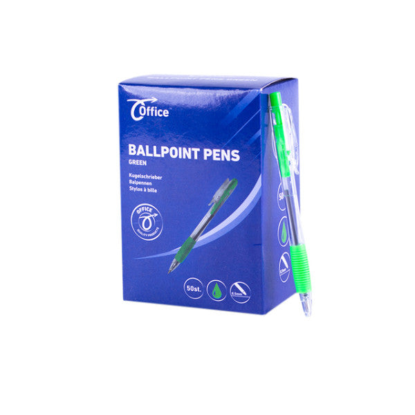 Ballpen Office Click Green