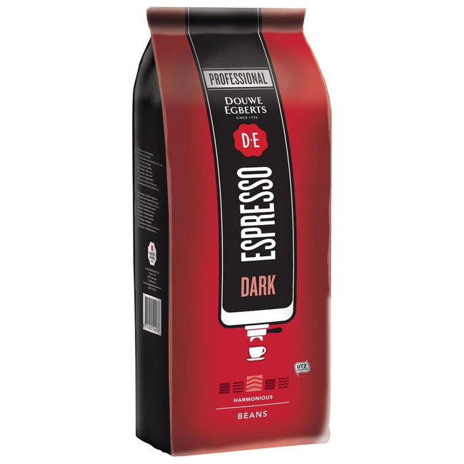 Douwe Egberts - grains de café, expresso sombre, paquet de 1 kg