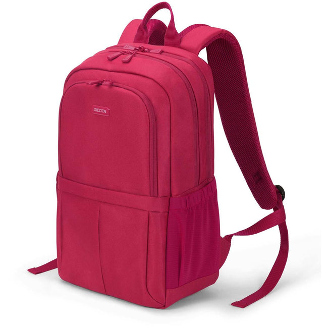 Dicota - Laptop-Rucksack Eco Scale, für Laptops bis 15,6 Zoll, rot