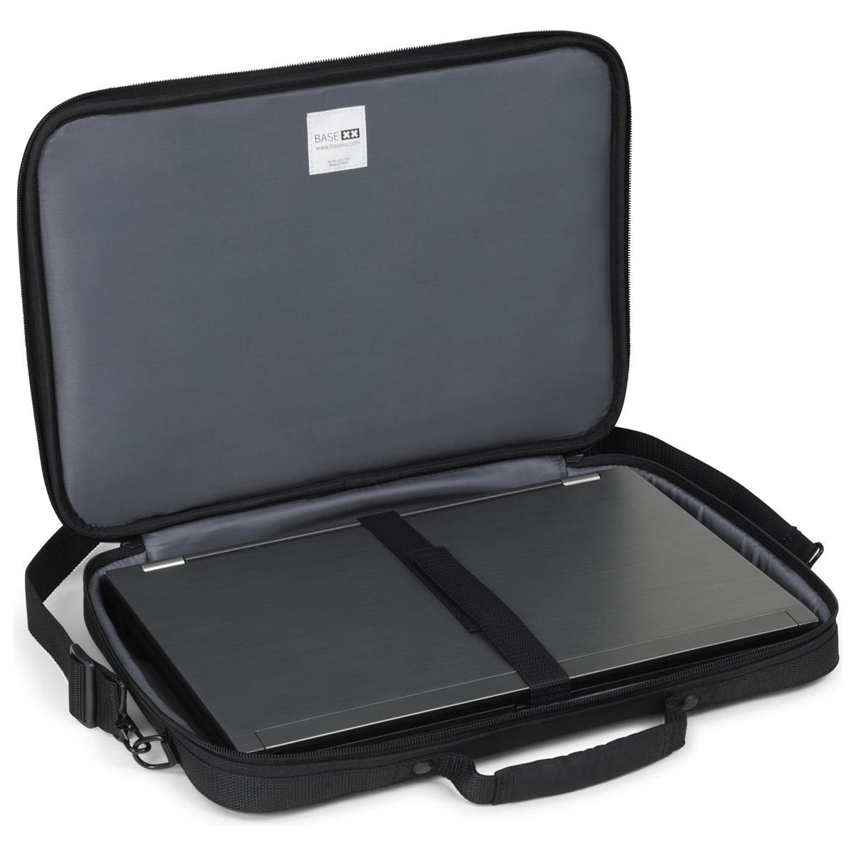 Dicota - Base XX by Dicota Clamshell laptoptas, voor laptops tot 15,6 inch, zwart