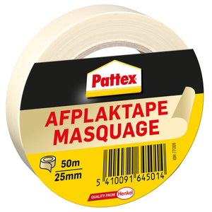 Pattex - Plaque 25mmx50m crème | 12 pièces