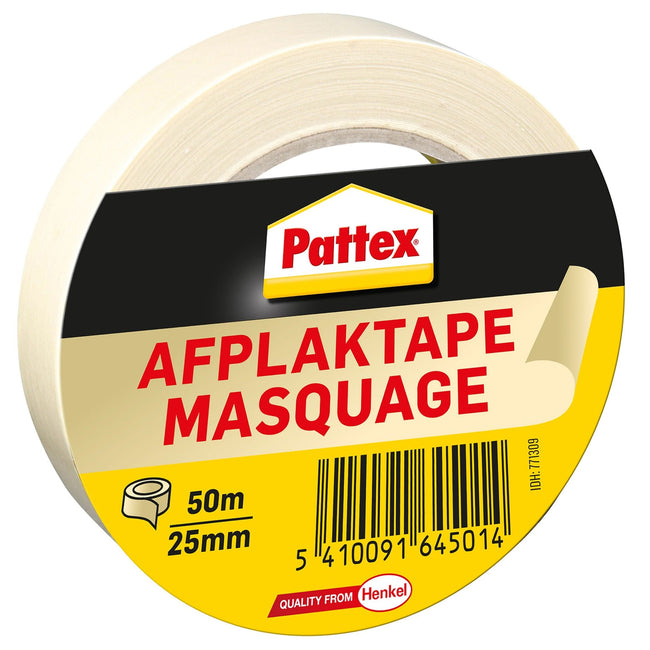 Pattex - Plaque 25mmx50m crème | 12 pièces