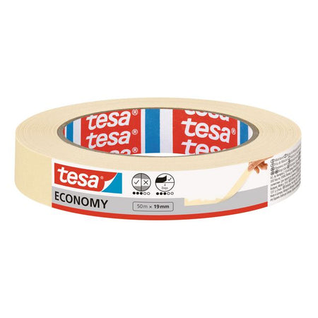 Tesa - Afplake® Economy 50mx19mm gelb