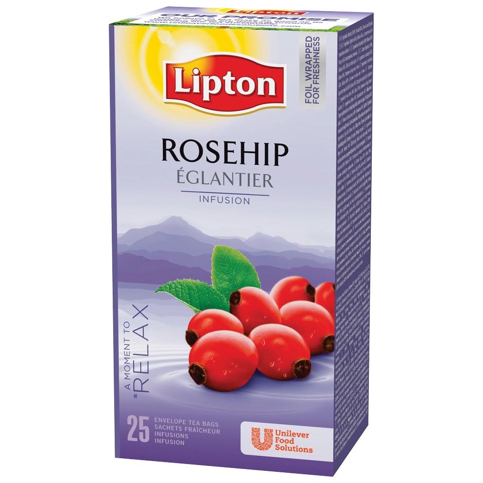 Lipton Tea Company - Tea, Rosebottel, Pak mit 25 Taschen