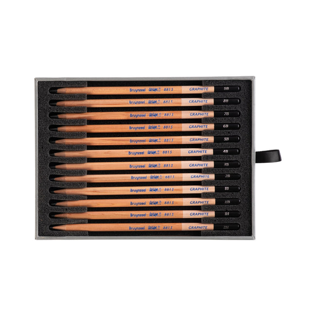 Bruynzeel -  Potlood  design 12 hardheden | 6 stuks