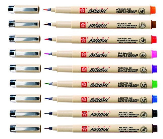 Bruynzeel -  Brushstift  pigma 9st ass