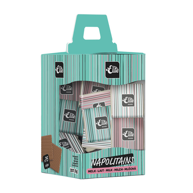 Elite -  Chocolade  napolitains melk doos 75 stuks