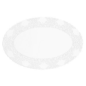 Tortenrandpapier oval 26x18cm 250 Stk