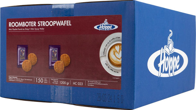 Hoppe -  stroopwafel, doos van 150 stuks