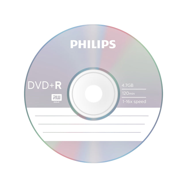 Philips -  Dvd+r  4.7gb 16x sp (50)