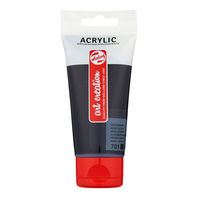 Talens Art Creation -  Acrylverf art creation 75ml 701 ivoorzwart