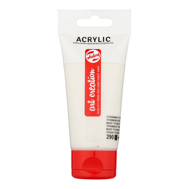 Talens Art Creation -  Acrylverf art creation 75ml 290 titaanbuff | 3 stuks