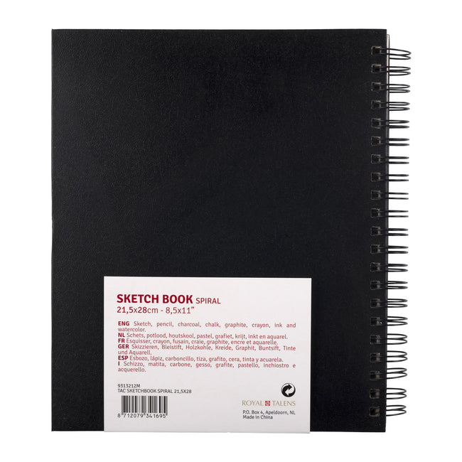 Talens Art Creation -  Schetsboek art creation 210x280mm zwart