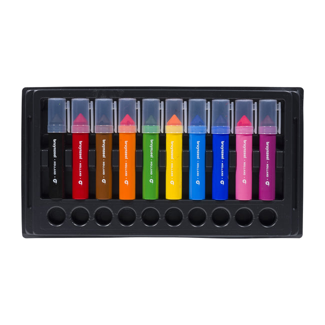 Bruynzeel -  Viltstift  kids mega point 10st ass | 12 stuks