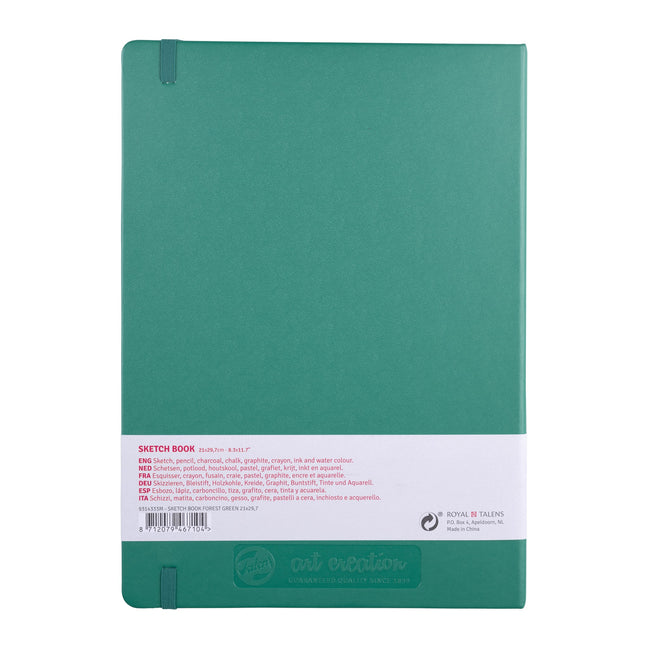 Talens Art Creation -  Schetsboek art creation 210x297mm woudgroen | 5 stuks