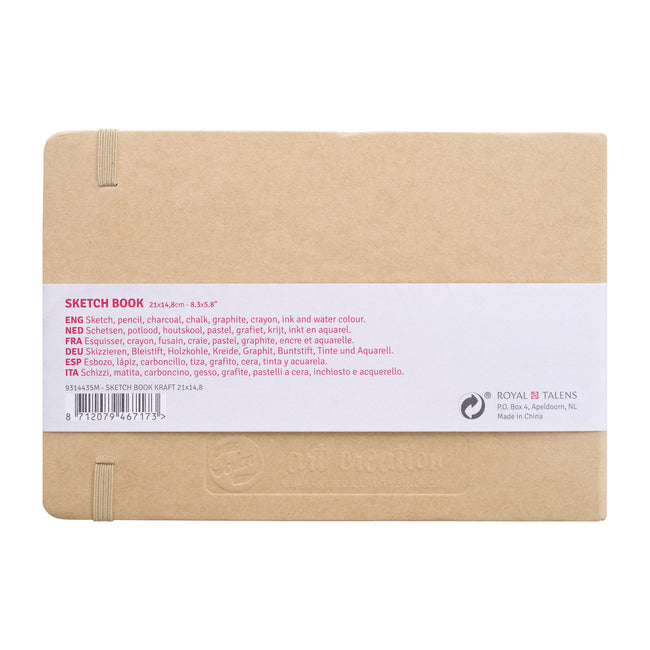 Talens Art Creation -  Schetsboek art creation 210x150mm kraft | 5 stuks