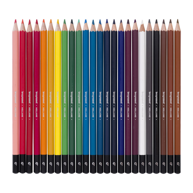 Bruynzeel -  Kleurpotlood  blik 24st assorti | 6 stuks