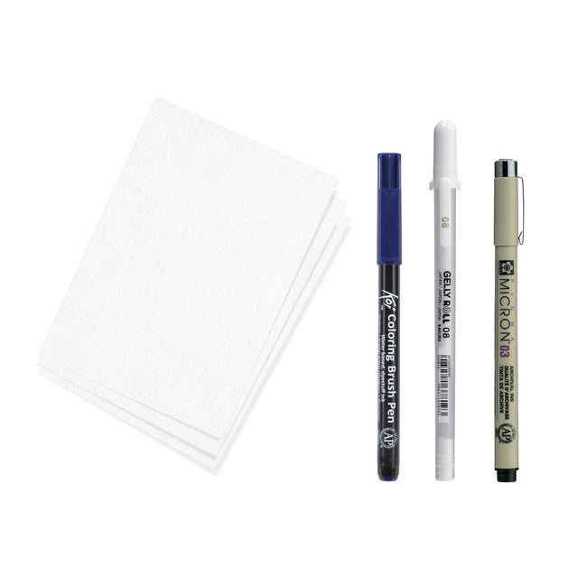 Sakura -  Tekenset creative kit kanagawa