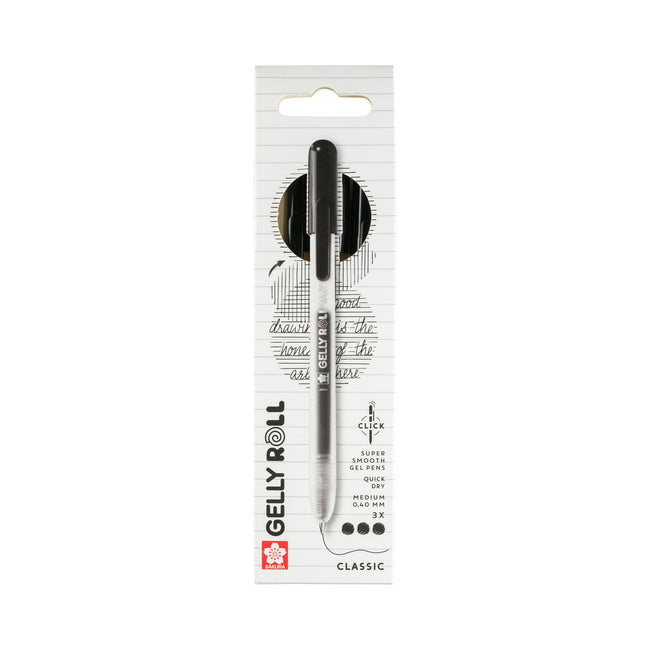 Sakura -  Gelschrijver gelly roll classic 3st zwart