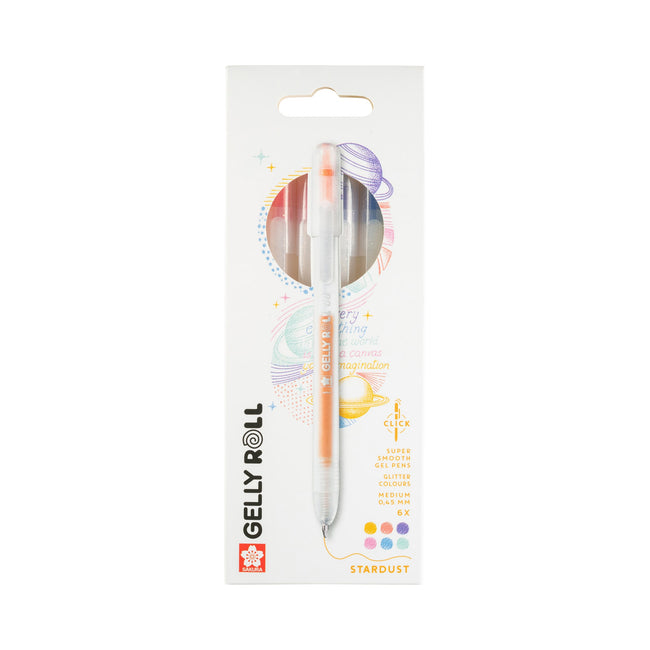 Sakura -  Gelschrijver gelly roll dust 6 kleuren | 6 stuks