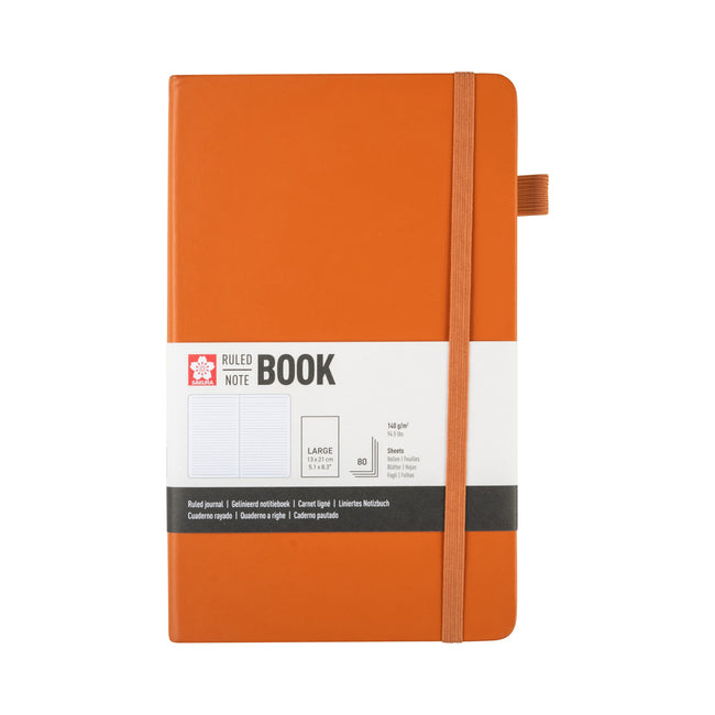 Sakura -  Notitieboek large lijn amber | 3 stuks