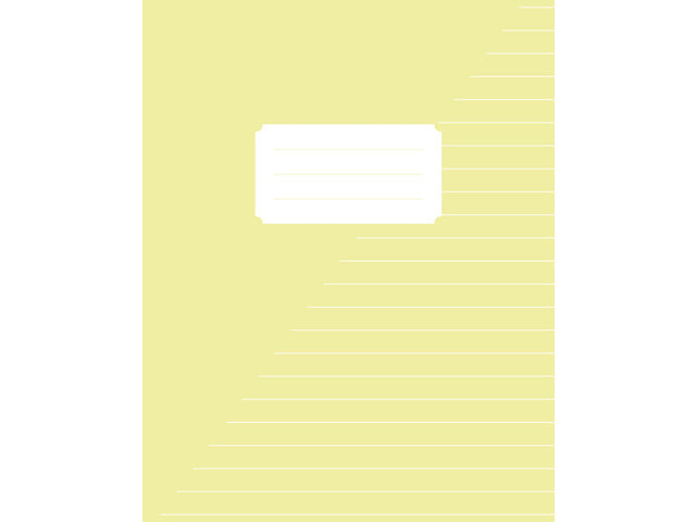 Kangaro -  Schrift  a5 lijn 80p 60gr 10st pastel ass