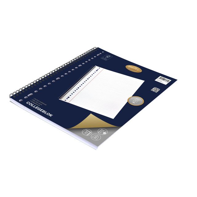 Multo -  Collegeblok  a4 lijn 23 gaats 160pag 90gr | 5 stuks