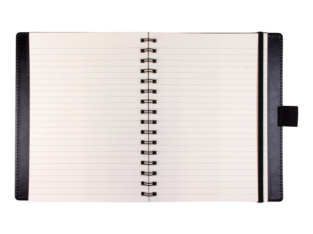 Multo -  Notitieboek  hannibal a5 kunstleder zwart