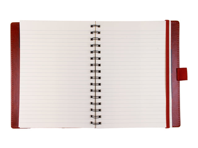 Multo -  Notitieboek  hannibal a5 kunstleder congnac