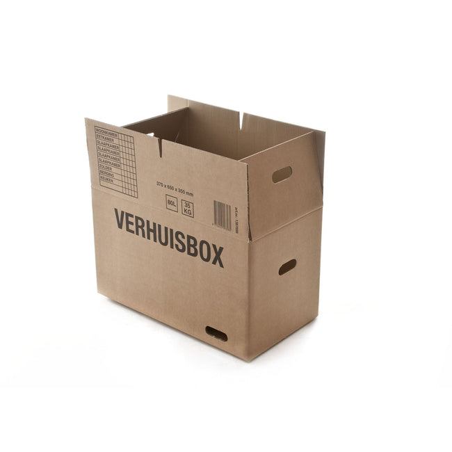 IEZZY -  Verhuisdoos  370x650x350 dubbelgolf bruin 7mm | 5 stuks