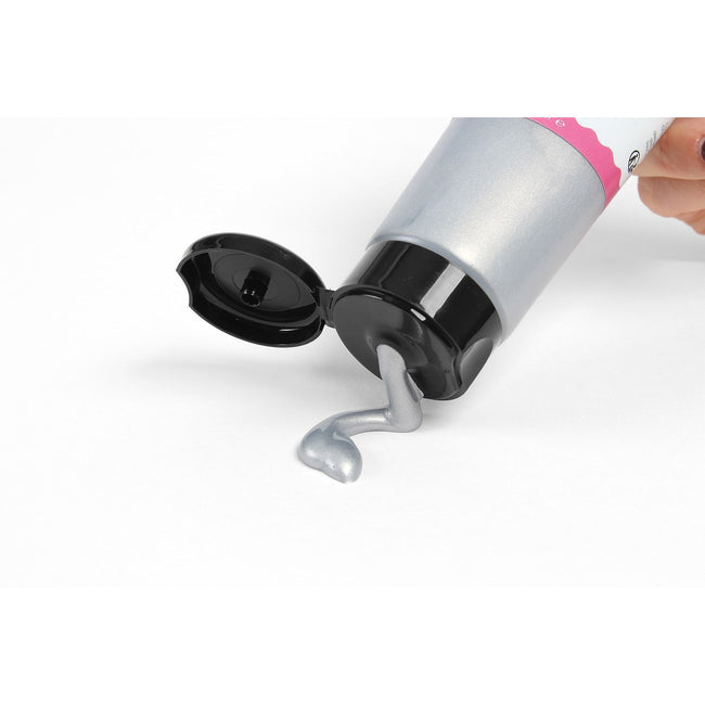 Qrea -  Acrylverf 120 ml zilver