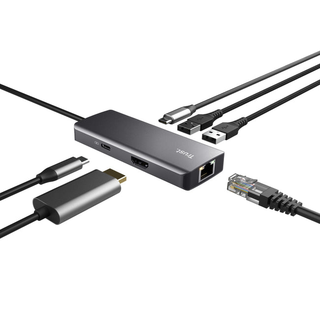 Trust -  Dalyx USB Type-C 1000 Mbit/s Zilver