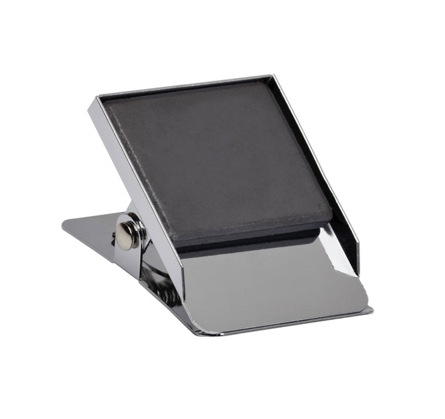 Maul -  Papierklem  magnetisch vierkant 40mm zilver | 12 stuks