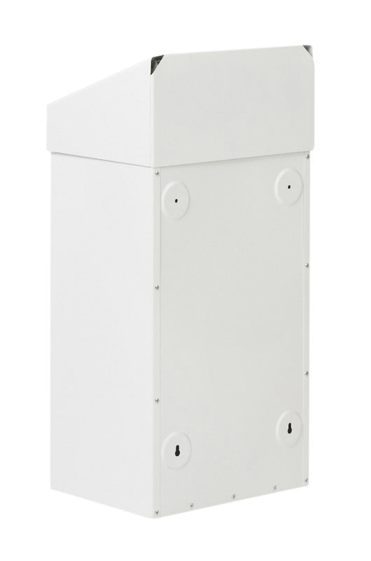 Vepa Bins -  Afvalbak met pushdeksel 50 liter wit