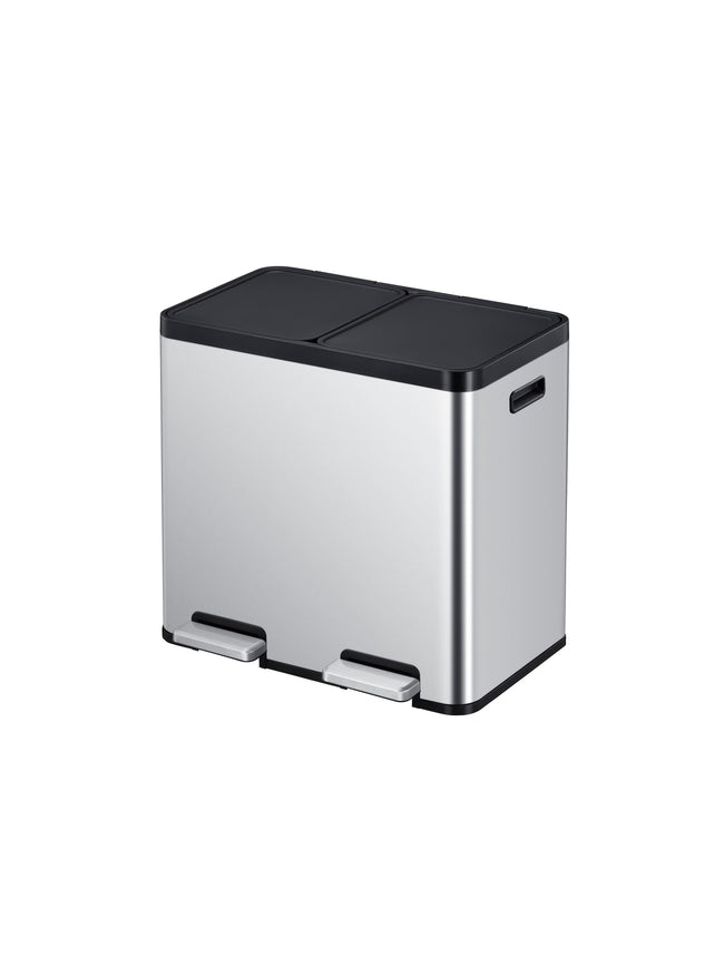 Eko -  Pedaalemmer  essential recycler 2x22liter rvs