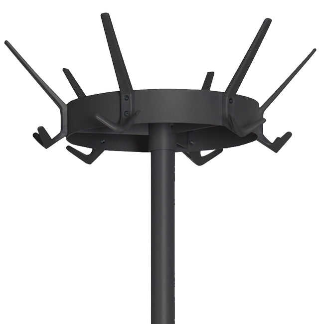 Vepa Bins -  Kapstok crown 18 haken staand zwart