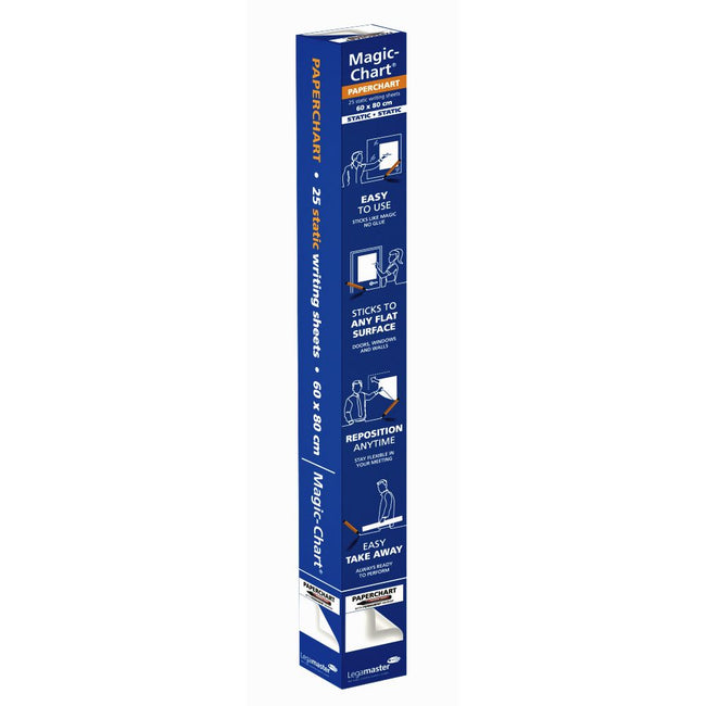 Legamaster -  Magic chart  paperchart 60x80cm wit 25v