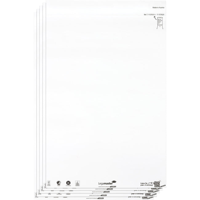 Legamaster -  Flipoverpapier  sketch eco blanco 5x 20v