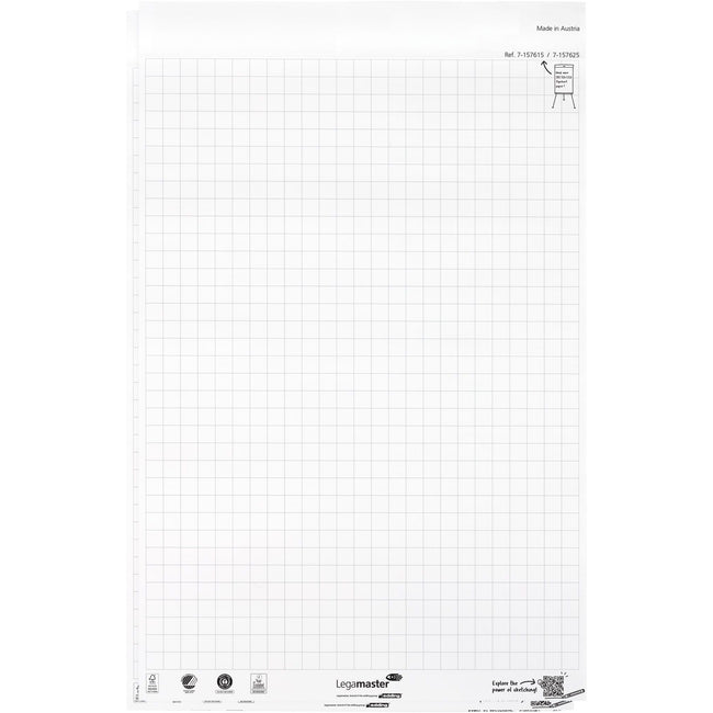 Legamaster -  Flipoverpapier  sketch eco raster 2x 50v