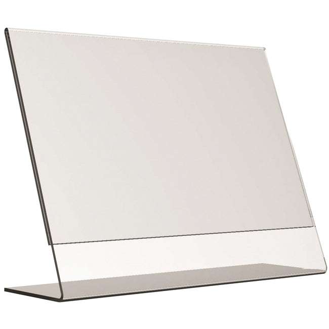 Europel -  Kaarthouder  a4 l-standaard dwars acryl | 10 stuks