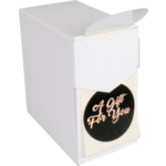 Klika -  Etiket, papier, A gift for you, permanent, ∅40mm, zwart, rol à 500 stuks (afbeelding 2)