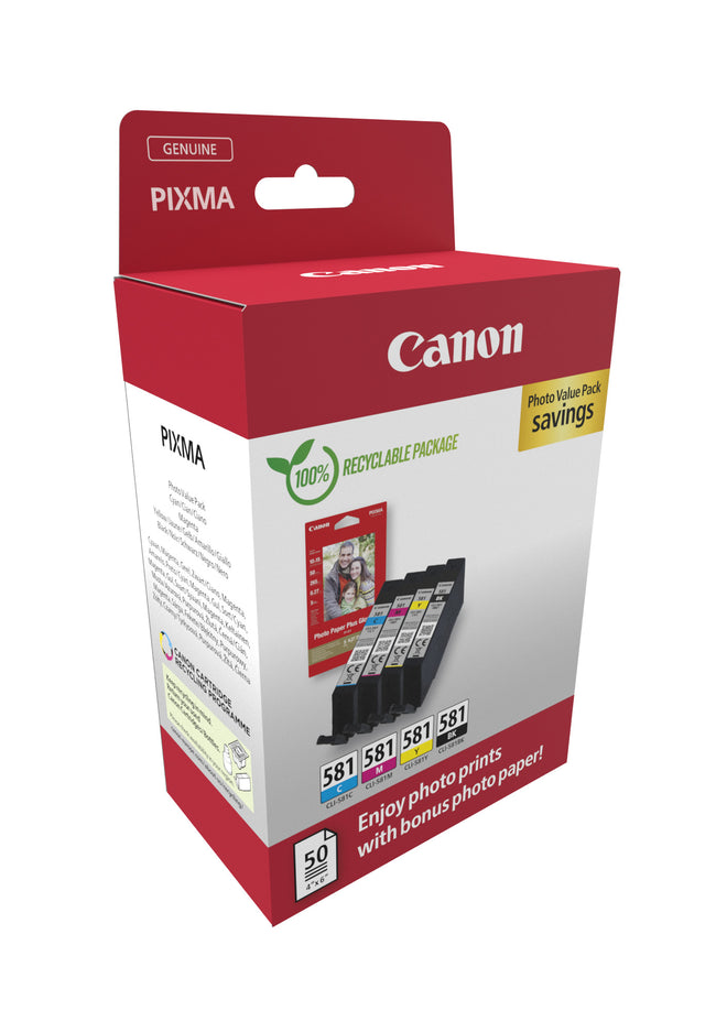 Canon -  2106C005 inktcartridge Origineel Zwart, Cyaan, Magenta, Geel