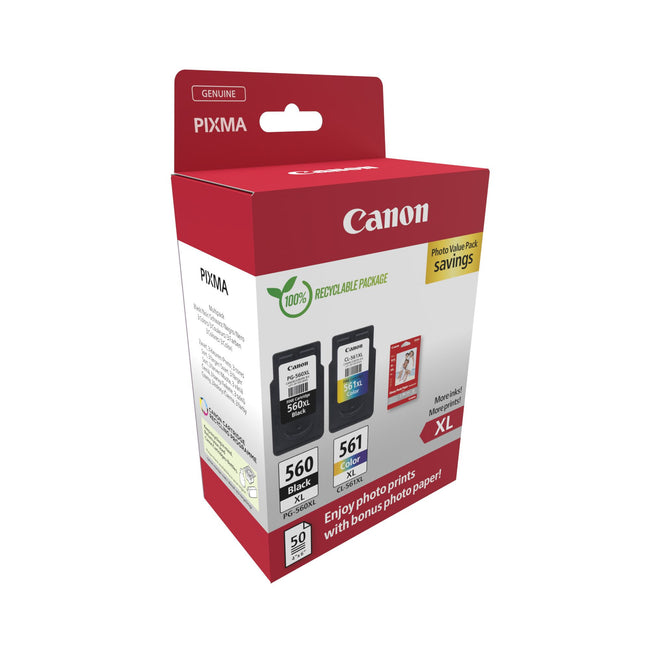 Canon -  3712C008 inktcartridge 2 stuk(s) Origineel Hoog (XL) rendement Zwart, Cyaan, Magenta, Geel